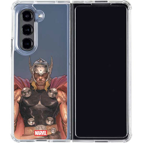 Marvel Thor God of Asgard Galaxy Z Fold5 5G Clear Case
